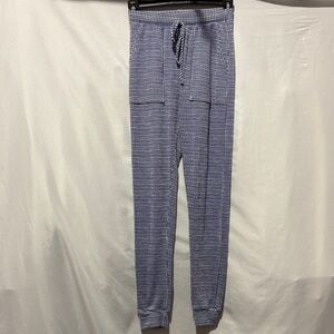 Caution To The Wind Blue Track Pants XS235